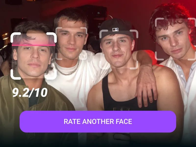 AI face rater